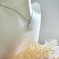 Highly Translucent Icy "Laughing Buddha" Pendant (JAB005045) 6