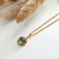 Highly Translucent Icy Jewel Blue Jadeite "Blue Dew" Pendant (JAB005211) 7