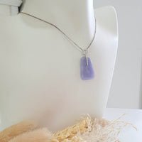 Translucent Brilliant Lavender Jadeite “Petal of the Sky” pendant (JAB005388) 8