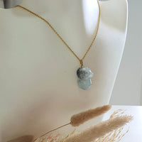 Translucent Icy Black Jadeite "Auspicious Pig of Wealth" Pendant (JAB005591) 8