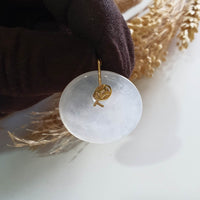 Highly Translucent Icy Jadeite “Moneybag” Pendant (JAB005951) 7