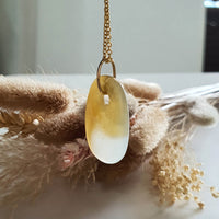 Translucent Icy Yellow Jadeite “The Money Bag" Pendant (JAB005956) 4