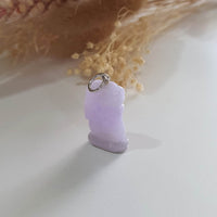 Translucent Brilliant Lavender Jadeite "The Merlion" Pendant (JAB006133) 2