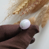 Translucent Bright Lavender with Apple Green Jadeite Barrel Pendant (JAB006189) 2
