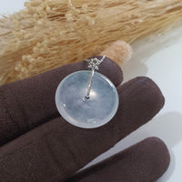 [Rare] Highly Translucent Icy Jadeite “Donut” Pendant (JAB006290) 7