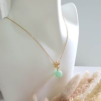Translucent Apple Green Jadeite “Miss Joaquim” Pendant (JAB006519) 7