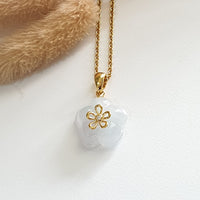 Good Translucency Icy “Petunia” Pendant (JAB006533) 5