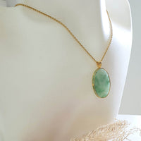 Translucent Icy Apple Green Jadeite “The Icy Greenery” Pendant (JAB006665) 10