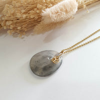 Highly Translucent Icy Black Jadeite "The Money Bag" Pendant (JAB006756) 2