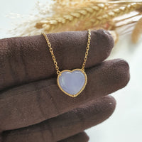 Translucent Brilliant Lavender Jadeite “My Love” pendant (JAB006768) 5