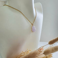 Translucent Icy Lavender Jadeite "Hulu’s Love" Pendant (JAB006932) 7
