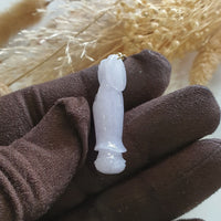 Translucent Lavender Jadeite "Goddess of Mercy" Pendant (JAB006968) 3