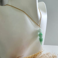 Translucent Apple Green Jadeite "Auspicious Kila" Pendant (JAB007315) 7