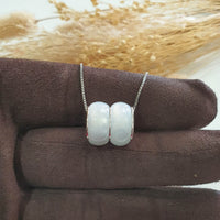 Highly Translucent Jadeite "Icy Luminescent Barrel" Pendant (JAB007536) 2