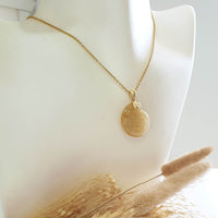 Translucent Icy Yellow Jadeite "Wealth Conch Shell" Pendant (JAB007721) 7