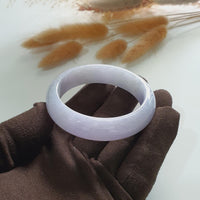 Translucent Brilliant Lavender Jadeite Bangle (JAC002227) 1