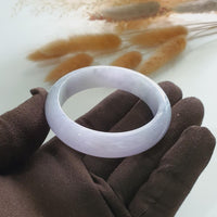 Translucent Brilliant Lavender Jadeite Bangle (JAC002227) 4
