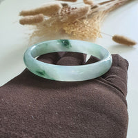 Good Translucency Icy with Icy Green Jadeite Bangle (JAC002635) 6
