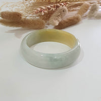 Translucent Brilliant Yellow Jadeite “Golden Whisper of Spring” Bangle (JAC002651) 3