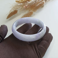 Translucent Bright Lavender Jadeite Bangle – 60.7mm (JAC002731) 1
