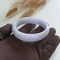 Translucent Bright Lavender Jadeite Bangle – 60.7mm (JAC002731) 3