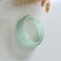 Good Translucency Icy Bright Green Jadeite Bangle (JAC002866) 2
