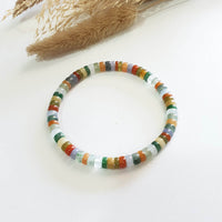 Multi-colours Jadeite “The Rainbow” Beads Bracelet (JAC003388) 7