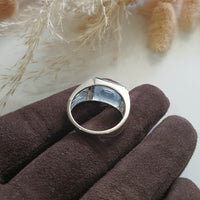 Highly Translucent Icy Light Blue Jadeite "Blue Pillow" Diamond Ring (JAD000728) 5