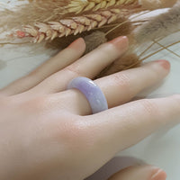 Translucent Brilliant Lavender Jadeite Abacus Ring (JAD001208) 9
