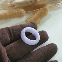 Translucent Brilliant Lavender Jadeite Abacus Ring (JAD001208) 5