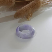 Translucent Brilliant Lavender Jadeite Abacus Ring (JAD001208) 3