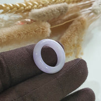 Translucent Brilliant Lavender Jadeite Abacus Ring (JAD001209) 6
