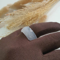 Highly Translucent Icy Jadeite “Frozen Elegance” Abacus Ring (JAD001330) 8