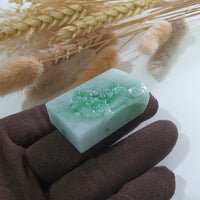 Translucency Green Jadeite "Ruyi" Seal/Stamp Ornament (JAM000094) 5