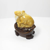 Translucent Golden Yellow "Five Mouses" Ornament (JAM000205) 4