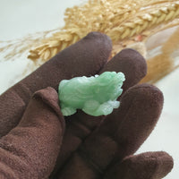 Translucent Icy Green Jadeite “Dragon Tortoise” (JAM000457) 7