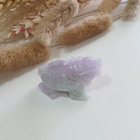 Translucent Icy Lavender Jadeite “Dragon Tortoise” (JAM000671) 4