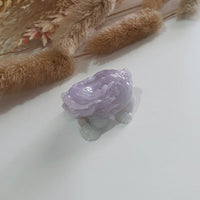 Translucent Icy Lavender Jadeite “Dragon Tortoise” (JAM000671) 3