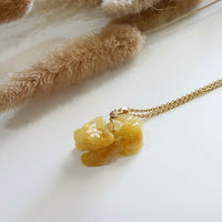 Translucent Brilliant Yellow Jadeite "Ox of Wealth" Pendant (JAM000785) 5