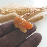 Translucent Icy Brilliant Orangey Jadeite “Dragon Tortoise” (JAM000795) 3