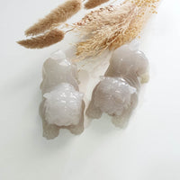 Good Translucency Icy Jadeite "Companions through Life" Ornament (JAM000910) 3