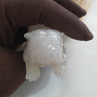 Good Translucency Icy Jadeite "Companions through Life" Ornament (JAM000910) 7