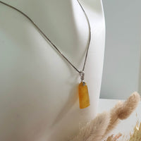 [Rare] Good Translucency Icy Brilliant Yellow Jadeite “The Bliss" Pendant (SJB002819) 8