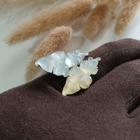 Highly Translucent Icy Jadeite “Prosperity GoldFishes” Ring (SJD000322) 5