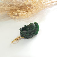 Translucent Icy Green Jadeite “Dragon’s Gaze” Pendant (SJD000325) 3