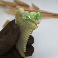 Translucent Duo colour Jadeite “Comb of Celestial Union” (SJK000099) 10