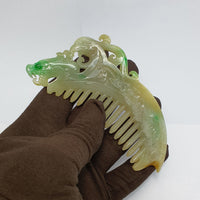 Translucent Duo colour Jadeite “Comb of Celestial Union” (SJK000099) 3