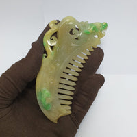 Translucent Duo colour Jadeite “Comb of Celestial Union” (SJK000099) 5